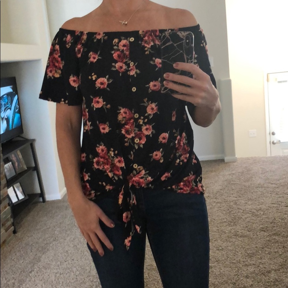 Never worn flower blouse